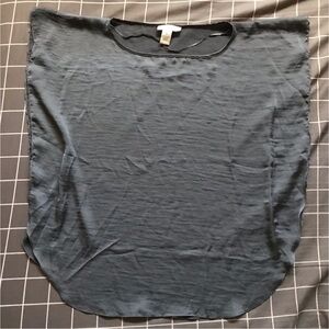 Kenar - Blue grey silky shirt